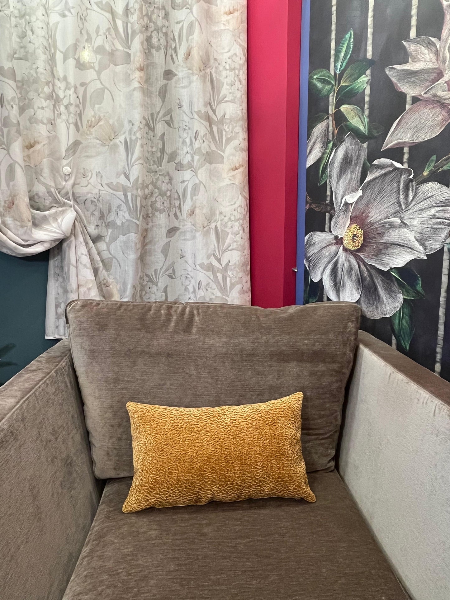 CUSCINO ARTIGIANLE Senape