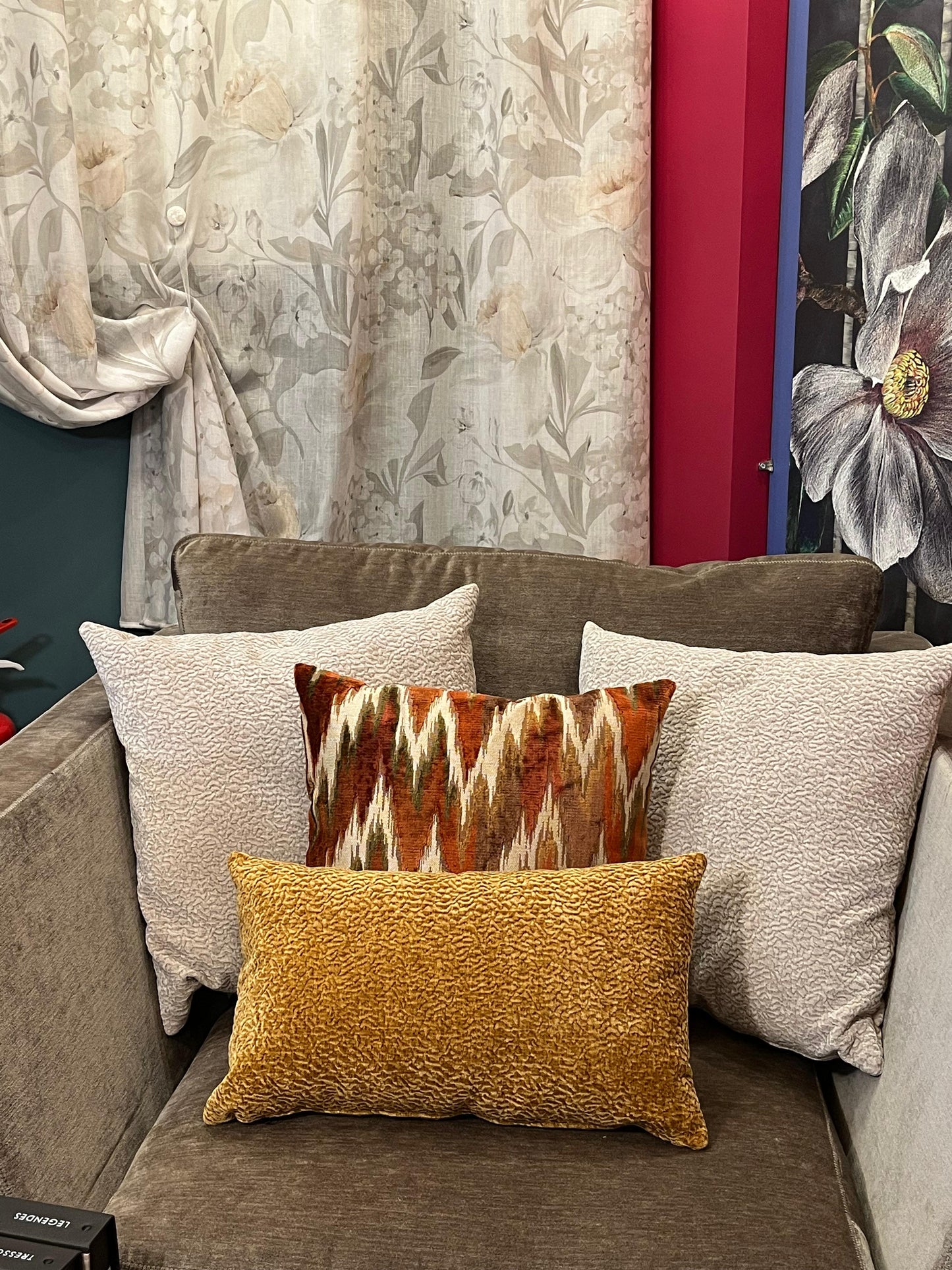 CUSCINO ARTIGIANALE Decorativo Zefiro