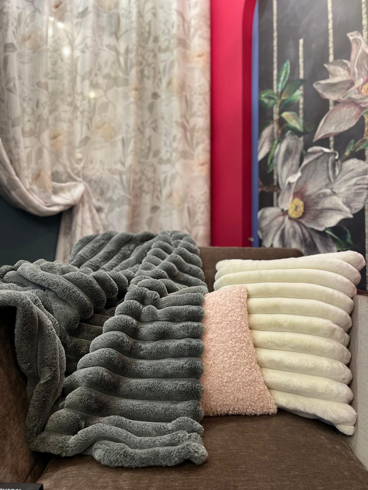 PLAID FONDO LETTO verde petrolio