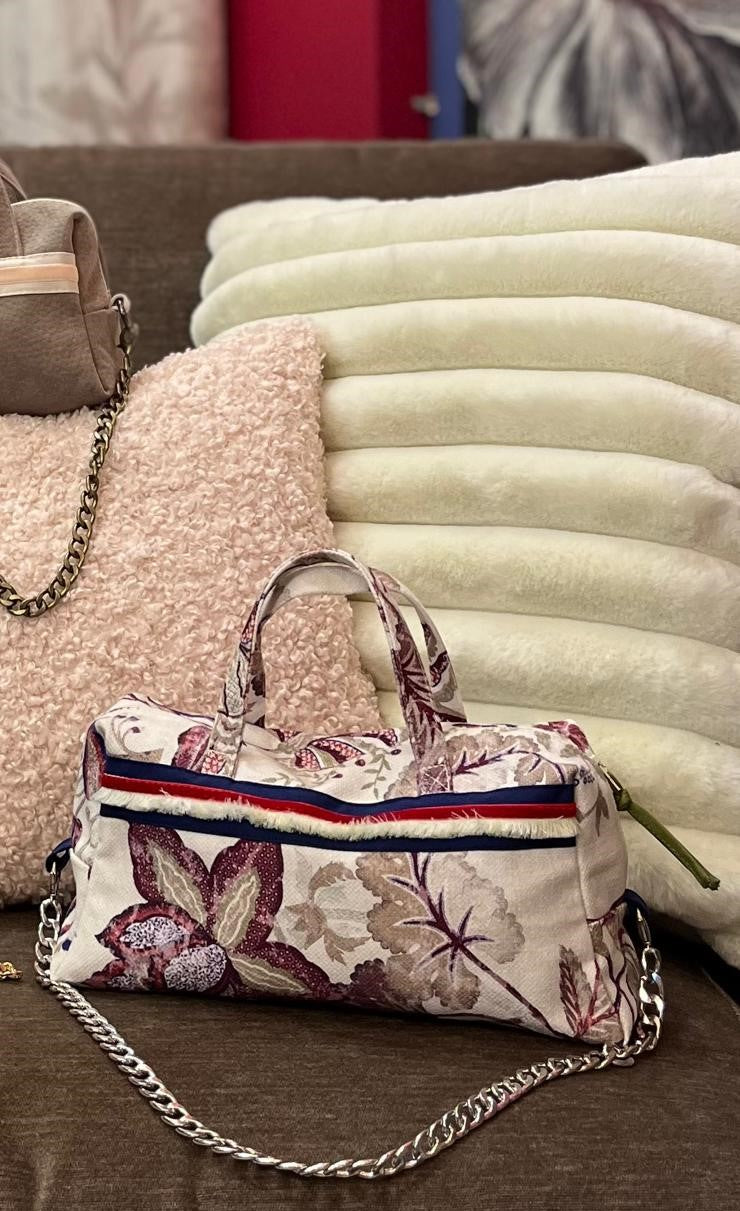 Bauletto floreale grande - Linea CRIS