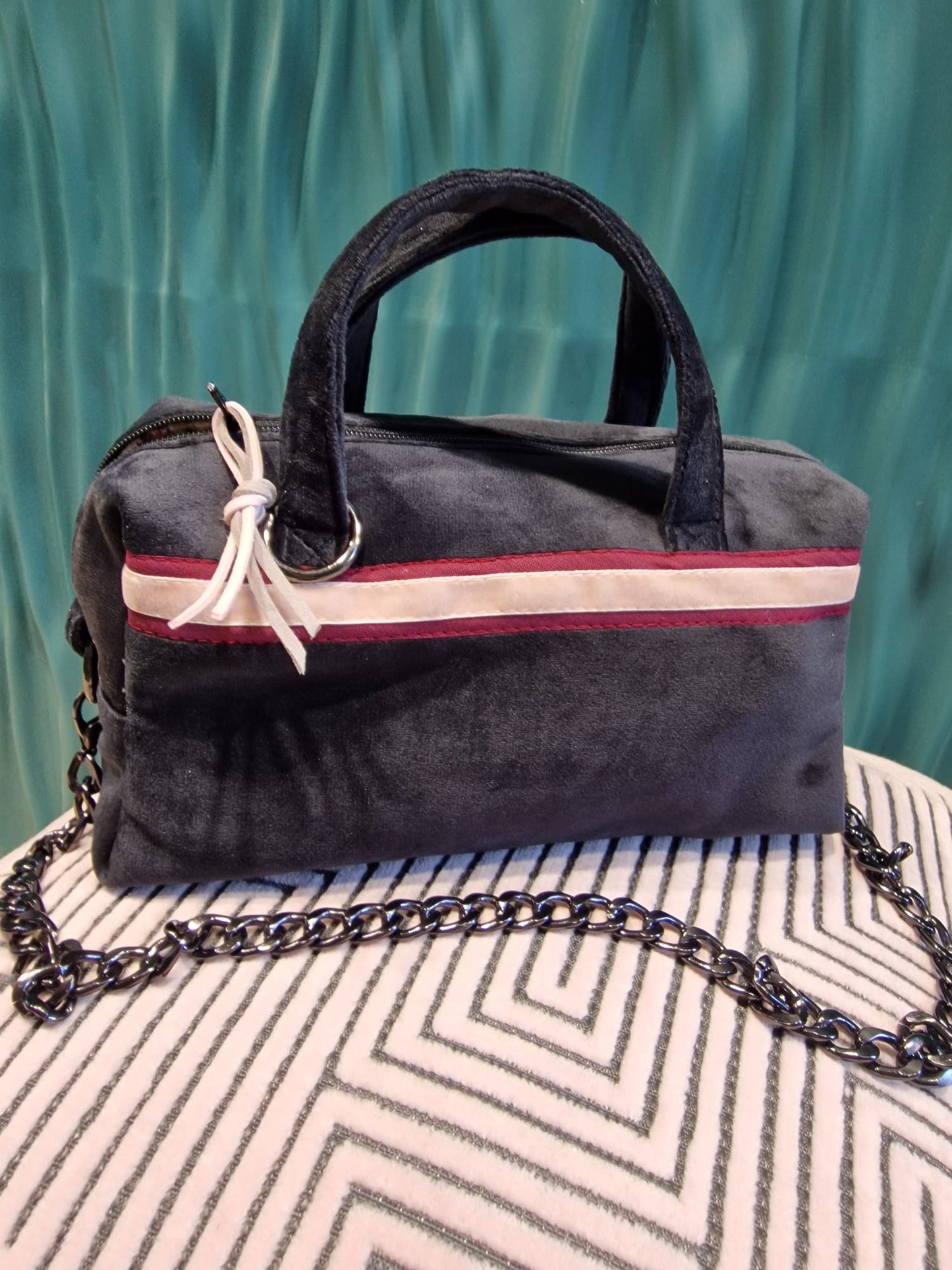 BORSA IN TESSUTO Personalizzabile - Scegli Tessuto, Fantasia e Ricamo Nome