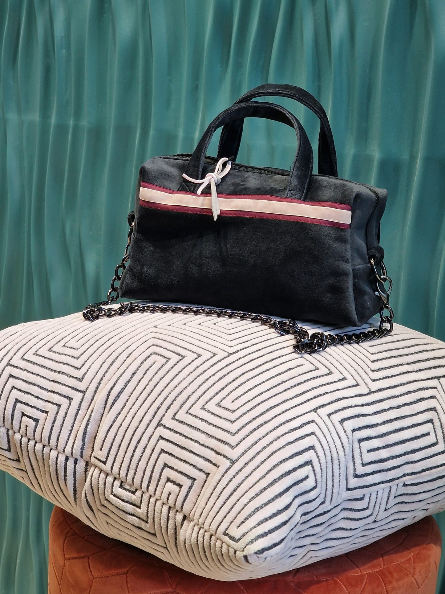 BORSA IN TESSUTO Personalizzabile - Scegli Tessuto, Fantasia e Ricamo Nome