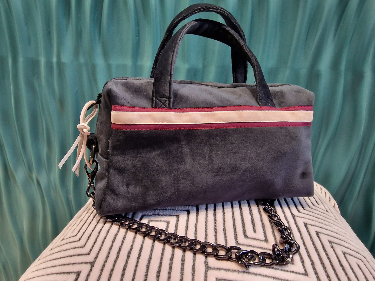 BORSA IN TESSUTO Personalizzabile - Scegli Tessuto, Fantasia e Ricamo Nome