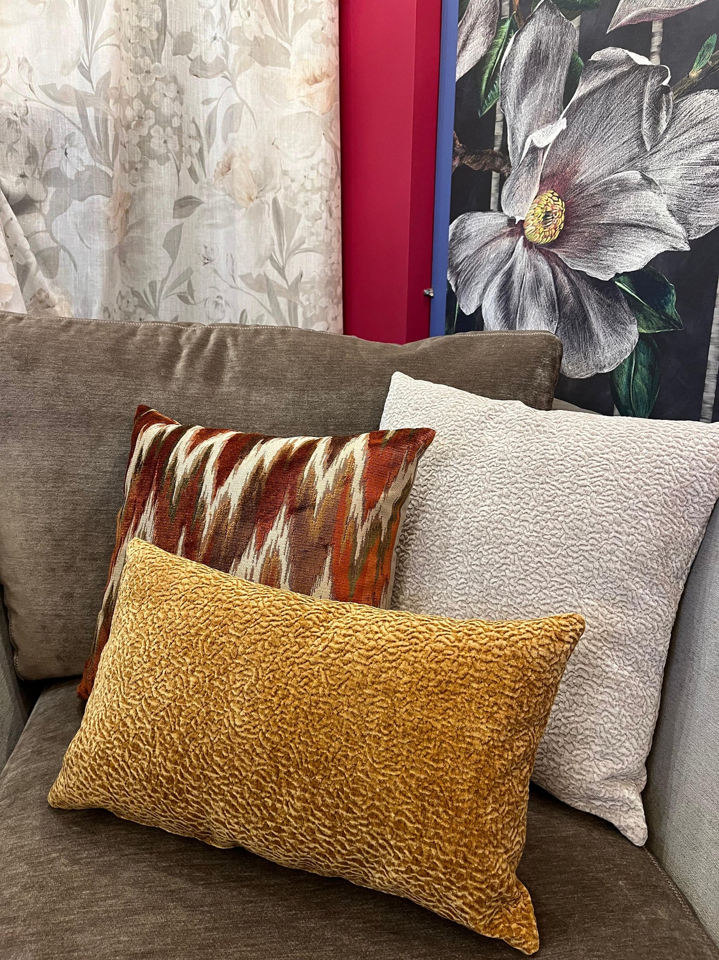 CUSCINO ARTIGIANLE Senape