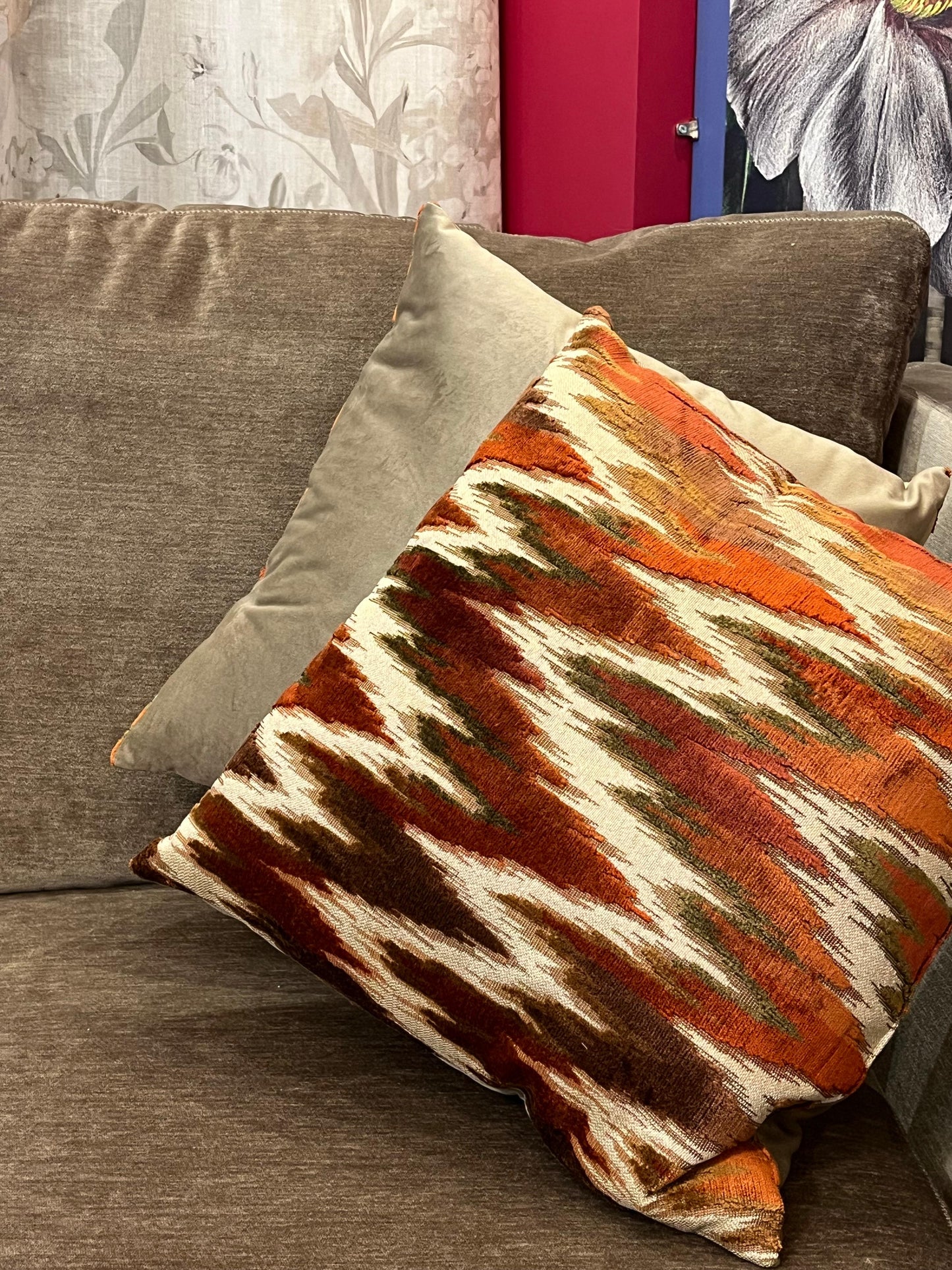 CUSCINO ARTIGIANALE Decorativo Zefiro