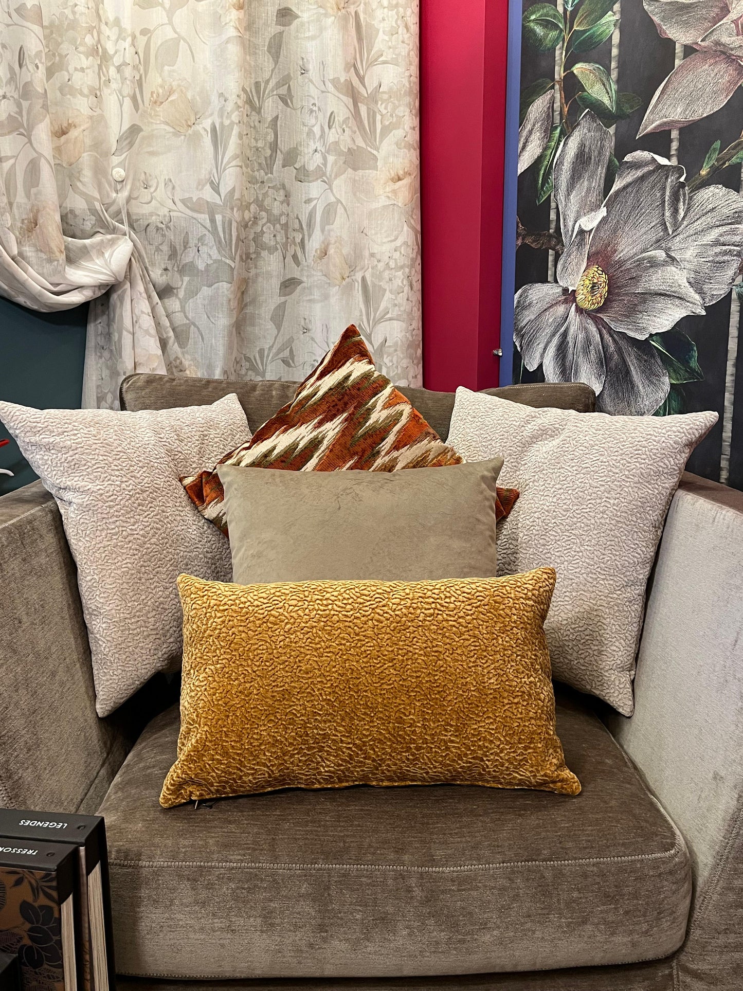 CUSCINO ARTIGIANLE Senape