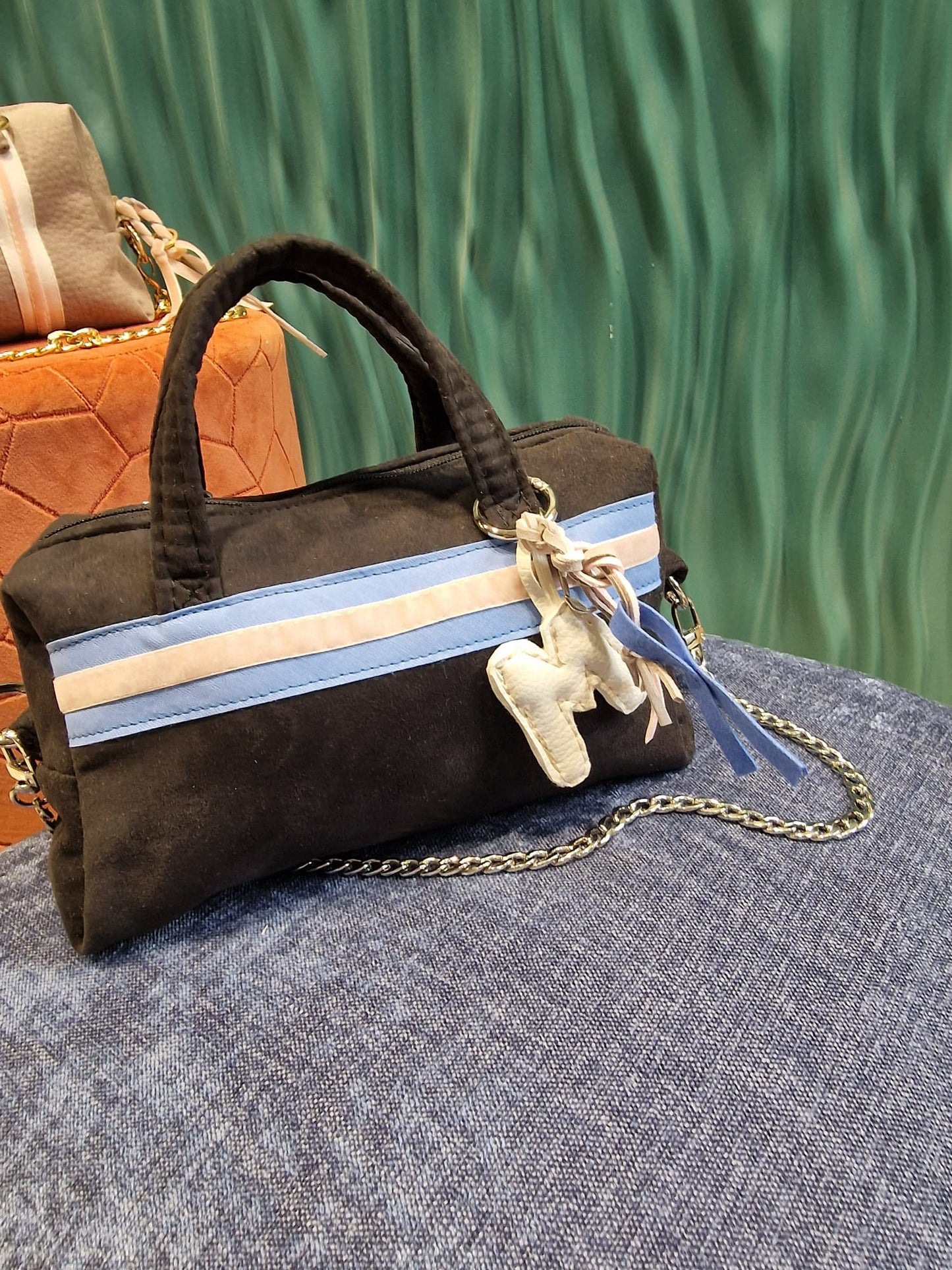 BORSA IN TESSUTO Personalizzabile - Scegli Tessuto, Fantasia e Ricamo Nome
